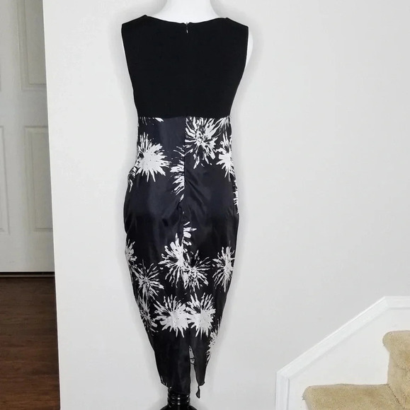 NWT Bailey 44 Black Silk Tie Waist Dress S - Picture 4 of 7